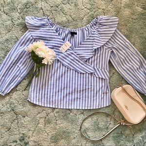 Sanctuary clothing off shoulder blouse